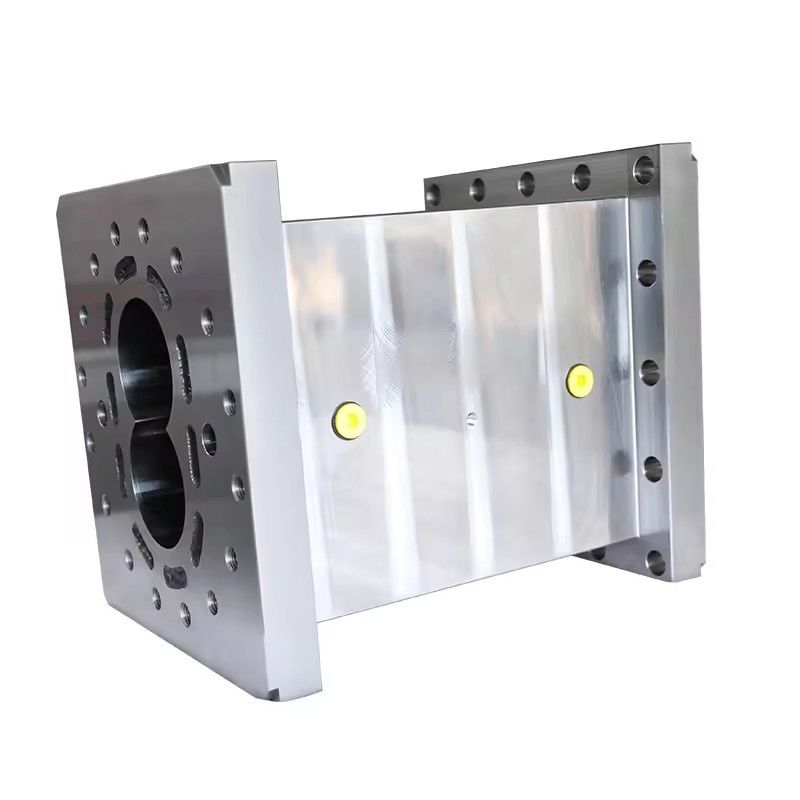 Parallele Zwillingschraube Plastik Extruder Hochverschleiß- und Korrosionsbeständigkeit Schraubelemente und kundenspezifisches Fass