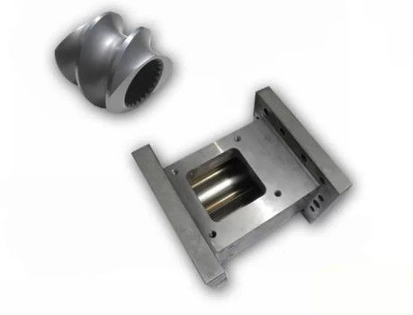 75 mm Metallfarben-Versammlungsschrauben und -Fässer für Fischfutter-Extruder