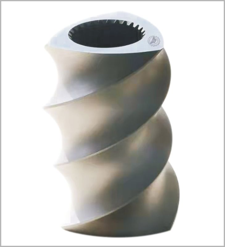 OD 50,5mm Metallfarbe Kamel Extruder Schraubelemente für Kunststoffmaschine