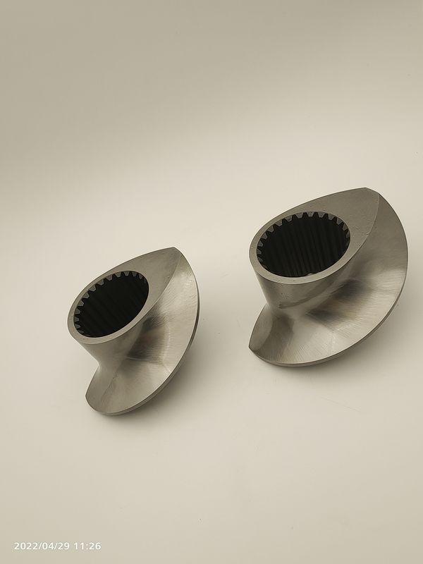 0.05mm Toleranzen CTE95 Schraubenteile für Twin-Screw-Extrusionsmaschine in kundenspezifischem Material