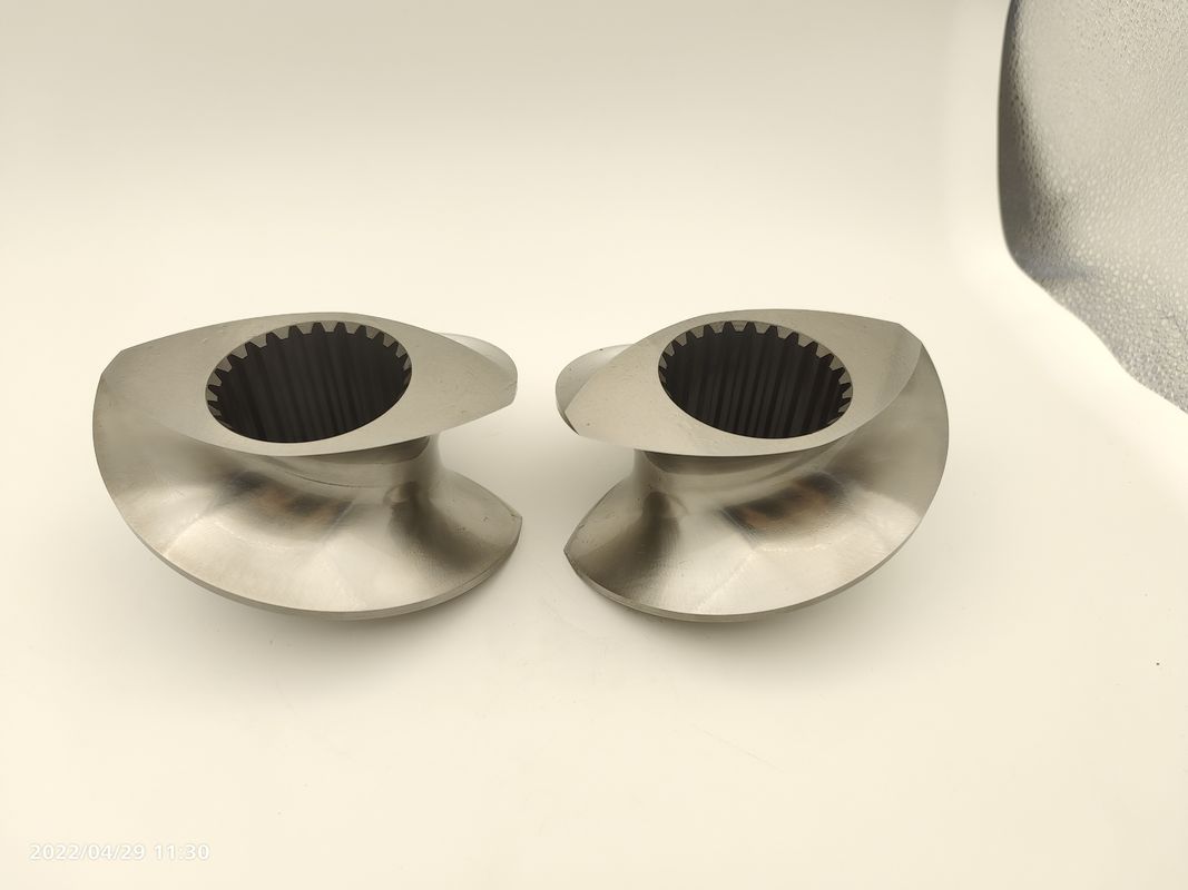 0.05mm Toleranzen CTE95 Schraubenteile für Twin-Screw-Extrusionsmaschine in kundenspezifischem Material
