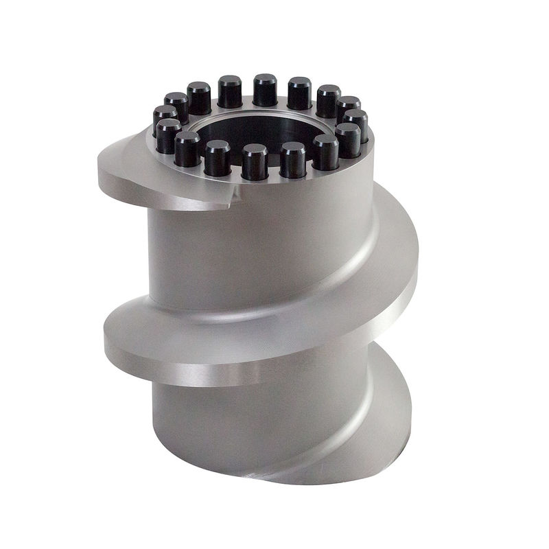 Andritz EX1021 Schraubenelemente für Haustierfutter Puffing Maschine maßgeschneiderte Größe und Metallfarbe
