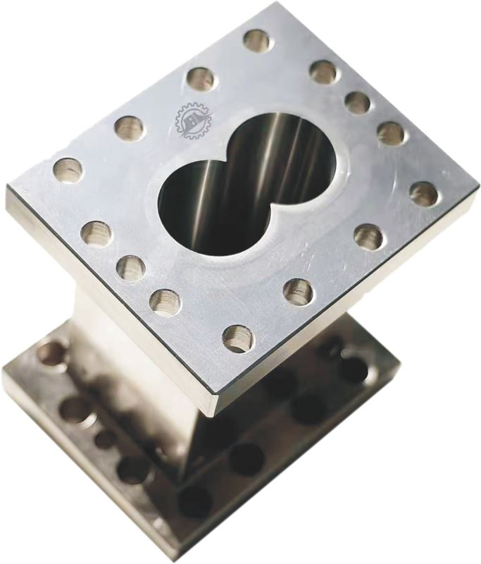 38CrMoAla Doppelschraub-Extruderfass für die Kunststoff-Extrusion Spiegelveredelung Kunststoff-Extruderteile