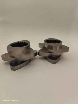 Zwei-Schrauben-Extruder Granulator Zubehör Meshing Block Kneading Block von 12 mm - 300 mm