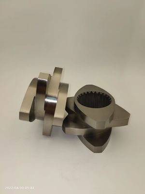 Zwillingsschrauben-Extruder-Schrauben W6Mo5Cr4V2 / 38CrMoAla / HIP für WP und STS-Maschine