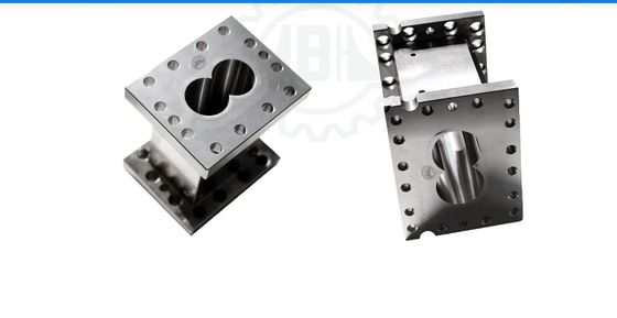 High Polish Twin Screw Barrel High Precision Twin Screw Extruder Teile OEM