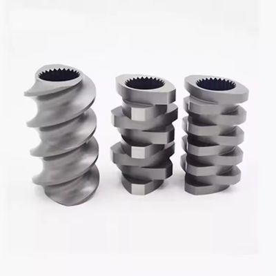 Genauigkeit auf Anfrage angepasst Spezifikationen Parallel Counter Rotating Double Twin Extruder Schraube