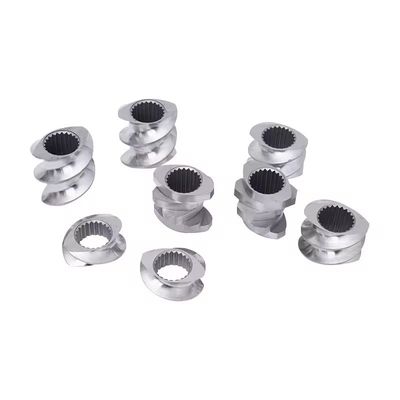 Genauigkeit auf Anfrage angepasst Spezifikationen Parallel Counter Rotating Double Twin Extruder Schraube
