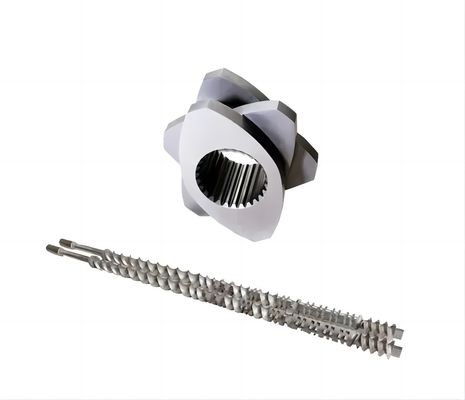 Genauigkeit auf Anfrage angepasst Spezifikationen Parallel Counter Rotating Double Twin Extruder Schraube