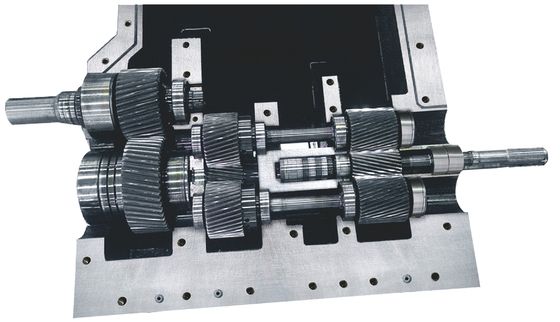160-500 kW Leistungsgetriebe für Zwillingsschraubenextrudermaschine