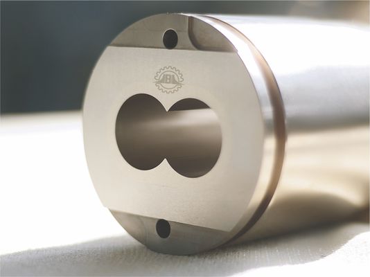 92 mm Metallfarben-Schrauben und Fässer für Fischfutter-Extruder-Ersatzteile mit Cr12MOV-Material