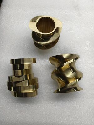 Hochpräzisionsschmelzflächenelement OEM Zwillingschraubenextruderteile