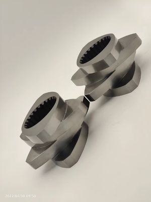 38CrMoAla-Material Rechteck-Spline Extruder Schraubelemente für Kunststoffmaschinen