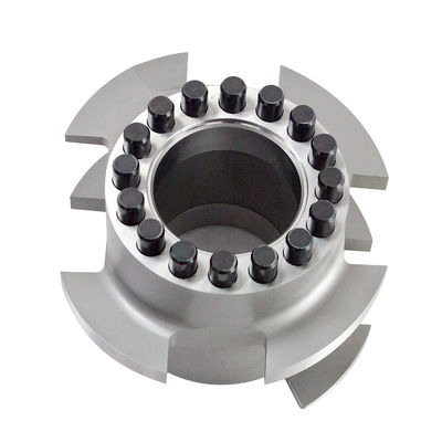 Andritz EX1021 Schraubenelemente für Haustierfutter Puffing Maschine maßgeschneiderte Größe und Metallfarbe