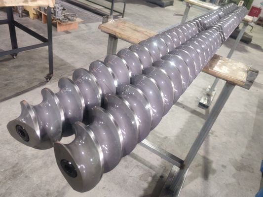 Berstoff Doppelschneckenextruder Schneckensegmente und Zylinder