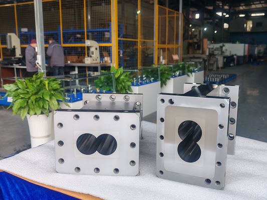 OEM-Spezialschraubenelemente-Design für JSW-Doppelschneckenextruder