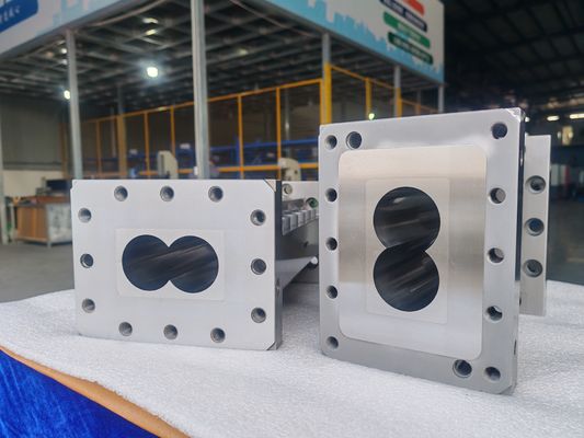 Zse75maxx Kunststoffaufbereitungs-Granuliermaschine Doppelschneckenextruder Schneckenelement Zylinder