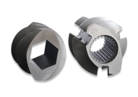 Coperion Berstorff Keya Jsw Extruder Ersatzteile-Fässer Schraubelemente Wellenlegierung und angepasst nach Bedarf