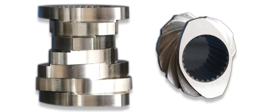 Nitrierter Schneckenzylinder für Doppelschneckenextruder