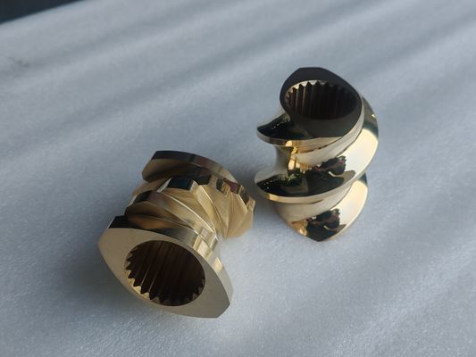 STS 50 Plastic Twin Screw Extruder Maschinenfass mit Kühlsystem Offener Fass