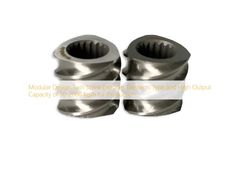 Modulares Design Doppelschneckenextruder Elemente Typ und hohe Ausstoßleistung von 50-2000 kg/h für die Produktion